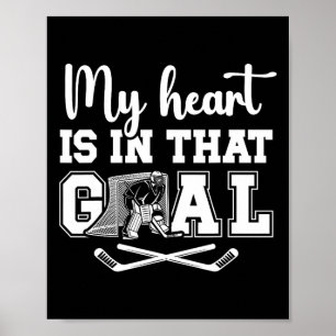 Stolze Hockey-Torhüter-Mutter eines Hockey-Torhüte Poster