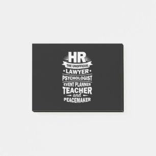 Stolze Humanressourcen Post-it Klebezettel