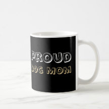 Stolze Hunde-Mama Pfotenabdruck Minimal Design