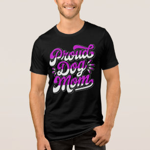 stolze Hundemutter Tri-Blend Shirt