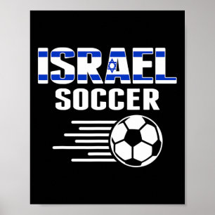 Stolze israelische Fußballfans Jersey - Unterstütz Poster