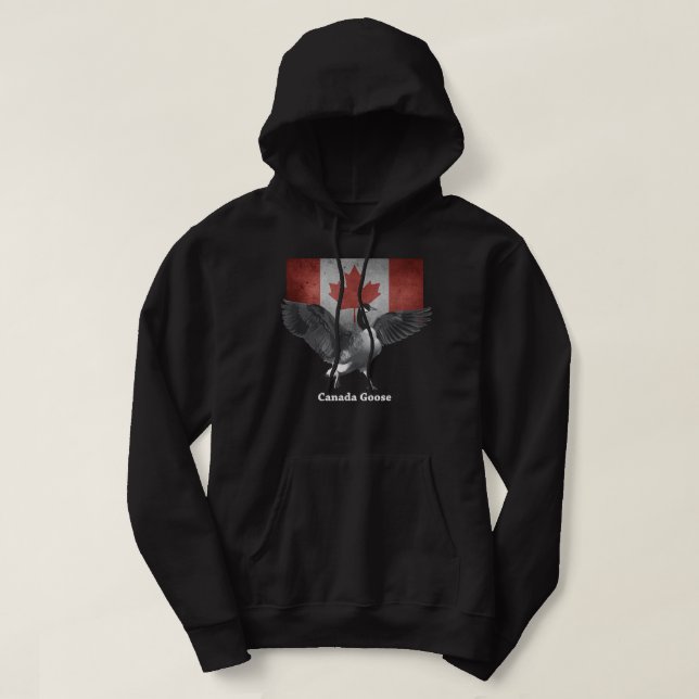Stolze kanadische Flagge Kanadas Goose Hoodie (Design vorne)