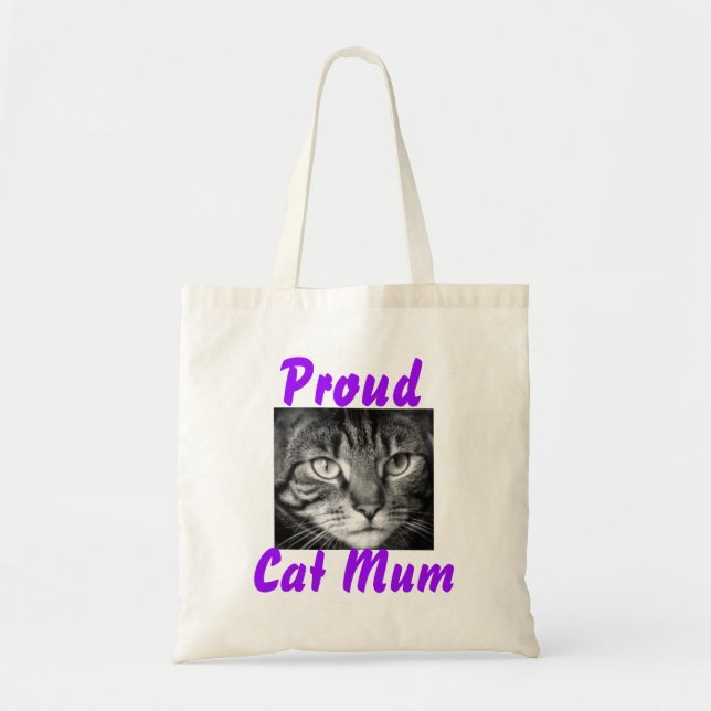 Stolze Katzen-Mama Tragetasche (Vorne)