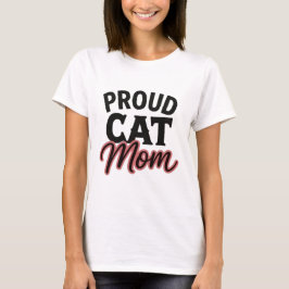 Stolze Katzenmutter Süße Katzenliebhaber Aussage T-Shirt