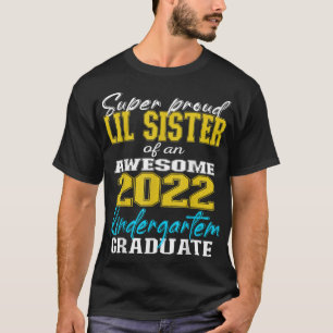 Stolze kleine Schwester des Kindergarten Graduate T-Shirt