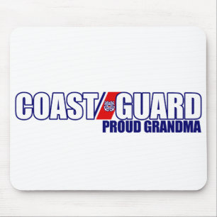 Stolze Küstenwache-Großmutter Mousepad