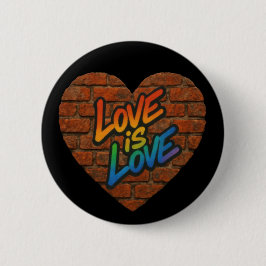 Stolze Liebe ist Liebe Button