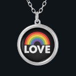 Stolze Liebe ist Liebe Gay Equality Rainbow LGBTQ Versilberte Kette<br><div class="desc">Stolze Liebe ist Liebe Gay Equality Rainbow LGBTQ</div>