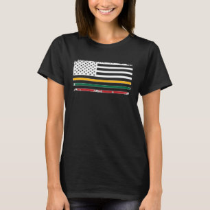Stolze litauische Flagge Litauen Kulturerbe T-Shirt