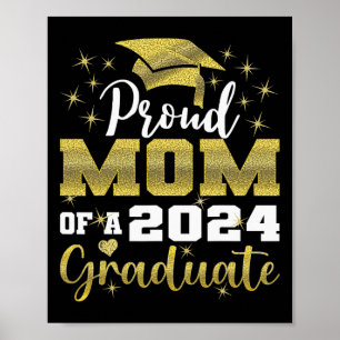 Stolze Mama 2024 Graduate Phantastische Uni Poster