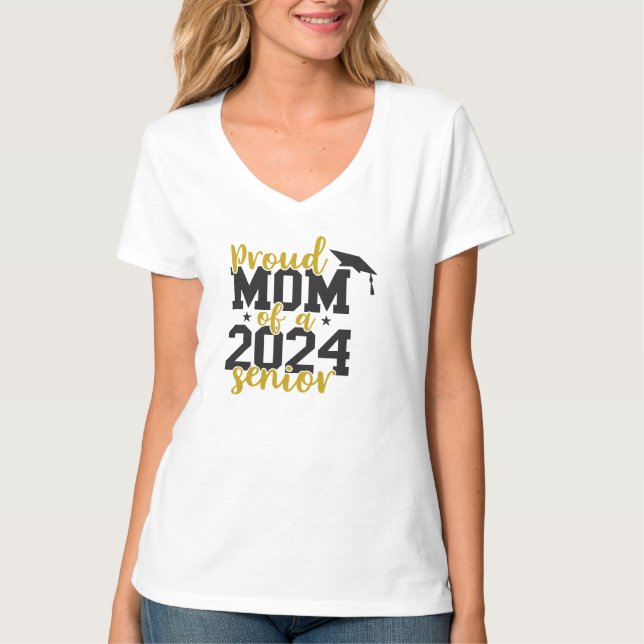 Stolze Mama 2024 T-Shirt (Vorderseite)
