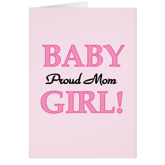 Stolze Mama-Baby-Mädchen-T-Shirts und Geschenke (Vorne)