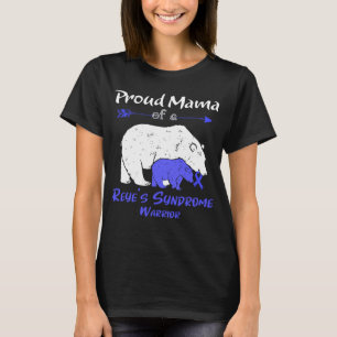 Stolze Mama Bear Reye-Syndrom-Bewusstsein T-Shirt