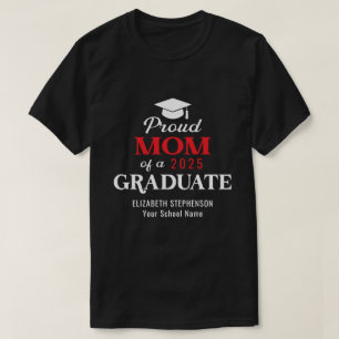 Stolze Mama der Absolventen-Familie passend T-Shirt