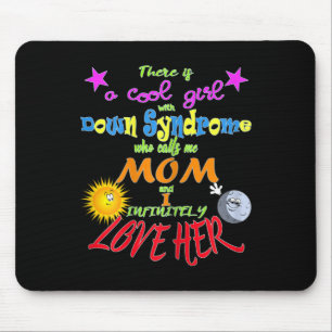 Stolze Mama der Down Syndrome Mousepad