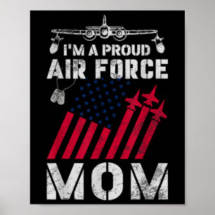 Stolze Mama der Luftwaffe Militär der USA Luftwaff Poster