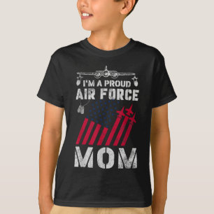 Stolze Mama der Luftwaffe Militär der USA Luftwaff T-Shirt