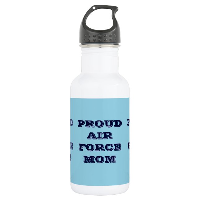 Stolze Mama der Luftwaffe Trinkflasche (Vorderseite)