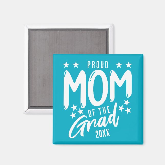 Stolze Mama des "Grad Custom Year Keepake" Magnet (Vorderseite/Rückseite)