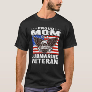 Stolze Mama des Veteranen des U-Bootes Patriotic M T-Shirt