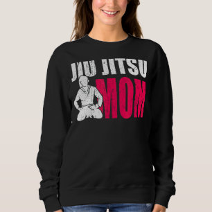Stolze Mama einer Jiu Jitsu Kämpferin Bjj Mutter Sweatshirt