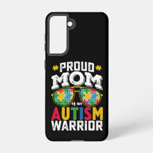 Stolze Mama einer Kriegerfamilie im Autismus Samsung Galaxy Hülle