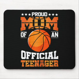 Stolze Mama einer Offiziellen Teenagermutter Mousepad