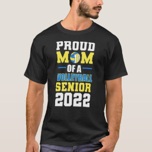 Stolze Mama einer Senior Volleyball Mother-Klasse T-Shirt