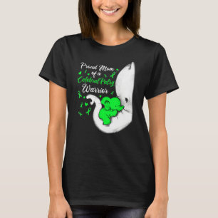 Stolze Mama einer zerebralen Palsy-Kriegerin Elefa T-Shirt