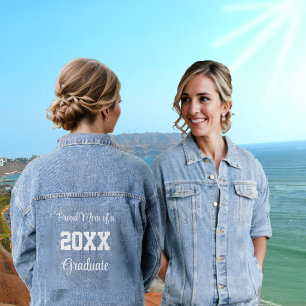 Stolze Mama eines 20XX-Absolventen Jeansjacke