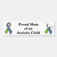 Stolze Mama eines autistischen Kindes