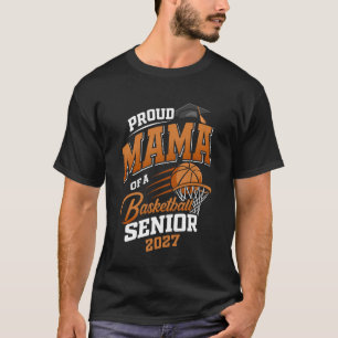 Stolze Mama eines Basketball-Absolventen der Absch T-Shirt