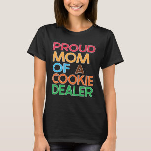 Stolze Mama eines Cookie Dealer Girl Truppenleiter T-Shirt
