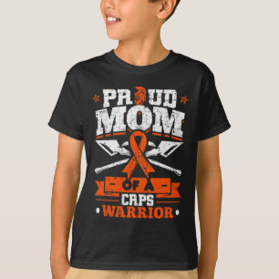 Stolze Mama eines CRPS-Kriegers Monat Orange Ribbo T-Shirt