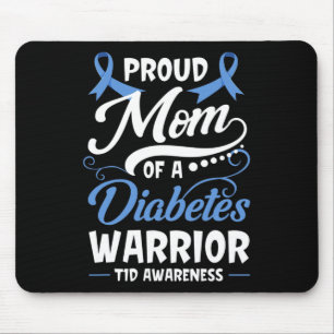 Stolze Mama eines Diabetes-Warrior T1d Mousepad