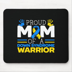 Stolze Mama eines Down-Syndroms Krieger-Extra-Chro Mousepad