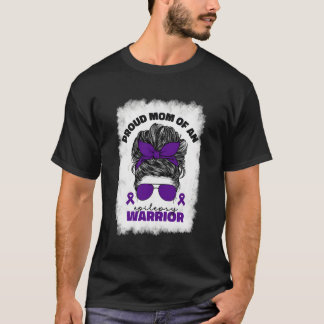Stolze Mama eines Epilepsie-Krieger-Epilepsie-Awar T-Shirt