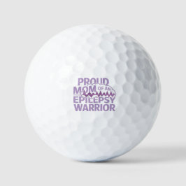 Stolze Mama eines Epilepsie-Kriegers Ihre Unterstü Golfball