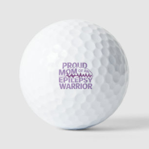 Stolze Mama eines Epilepsie-Kriegers Ihre Unterstü Golfball