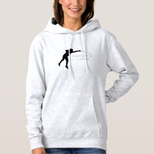 Stolze Mama eines Fencer Hoodie