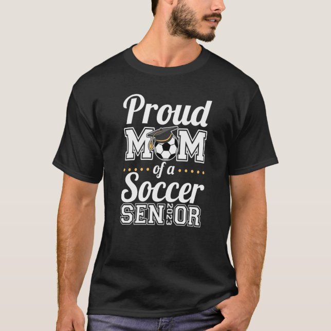 Stolze Mama eines Fußballstars 2023 T-Shirt (Vorderseite)