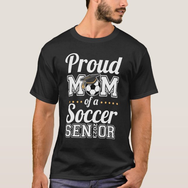 Stolze Mama eines Fußballstars 2023 T-Shirt (Vorderseite)