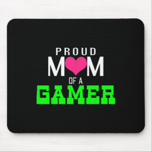 Stolze Mama eines Gamer-Videospielers Mousepad