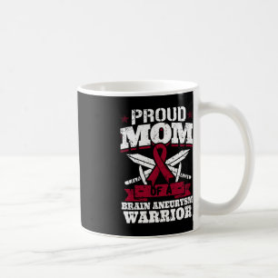 Stolze Mama eines Gehirnaneurysma Krieger Bewussts Kaffeetasse