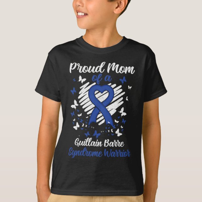 Stolze Mama eines Guillain-Barre-Syndroms Warrior  T-Shirt (Vorderseite)