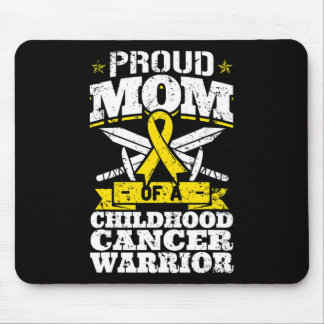 Stolze Mama eines Krebskriegs im Kindesalter Mousepad