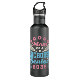 Stolze Mama eines Lacrosse Senior 2025 Edelstahlflasche