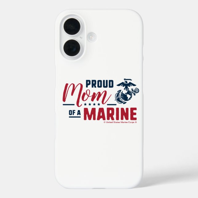 Stolze Mama eines Meeres - Farbe iPhone 16 Hülle (Rückseite)