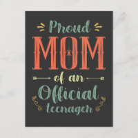 Stolze Mama eines Offiziellen Teenagers 13. Geburt
