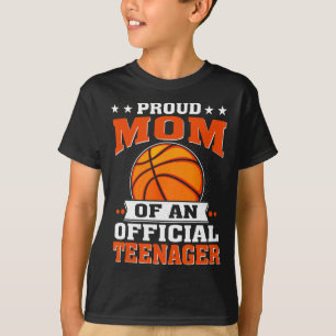 Stolze Mama eines Offiziellen Teenagers am 13. T-Shirt